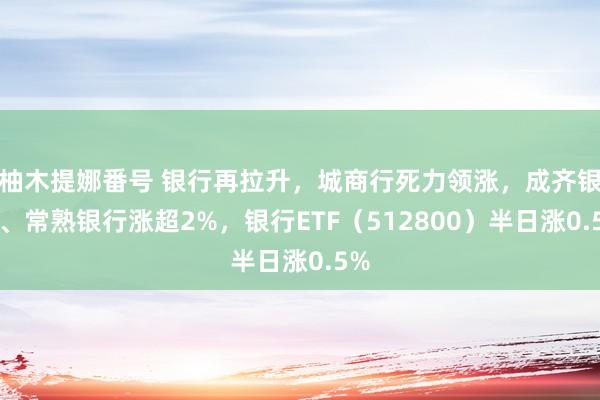 柚木提娜番号 银行再拉升，城商行死力领涨，成齐银行、常熟银行涨超2%，银行ETF（512800）半日涨0.5%