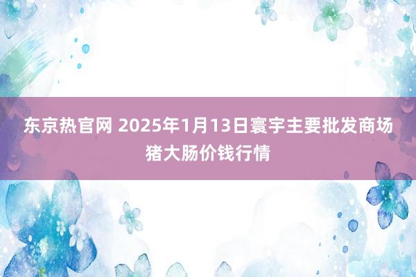 东京热官网 2025年1月13日寰宇主要批发商场猪大肠价钱行情