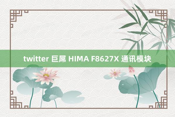 twitter 巨屌 HIMA F8627X 通讯模块