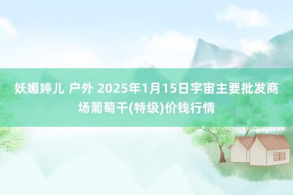 妖媚婷儿 户外 2025年1月15日宇宙主要批发商场葡萄干(特级)价钱行情